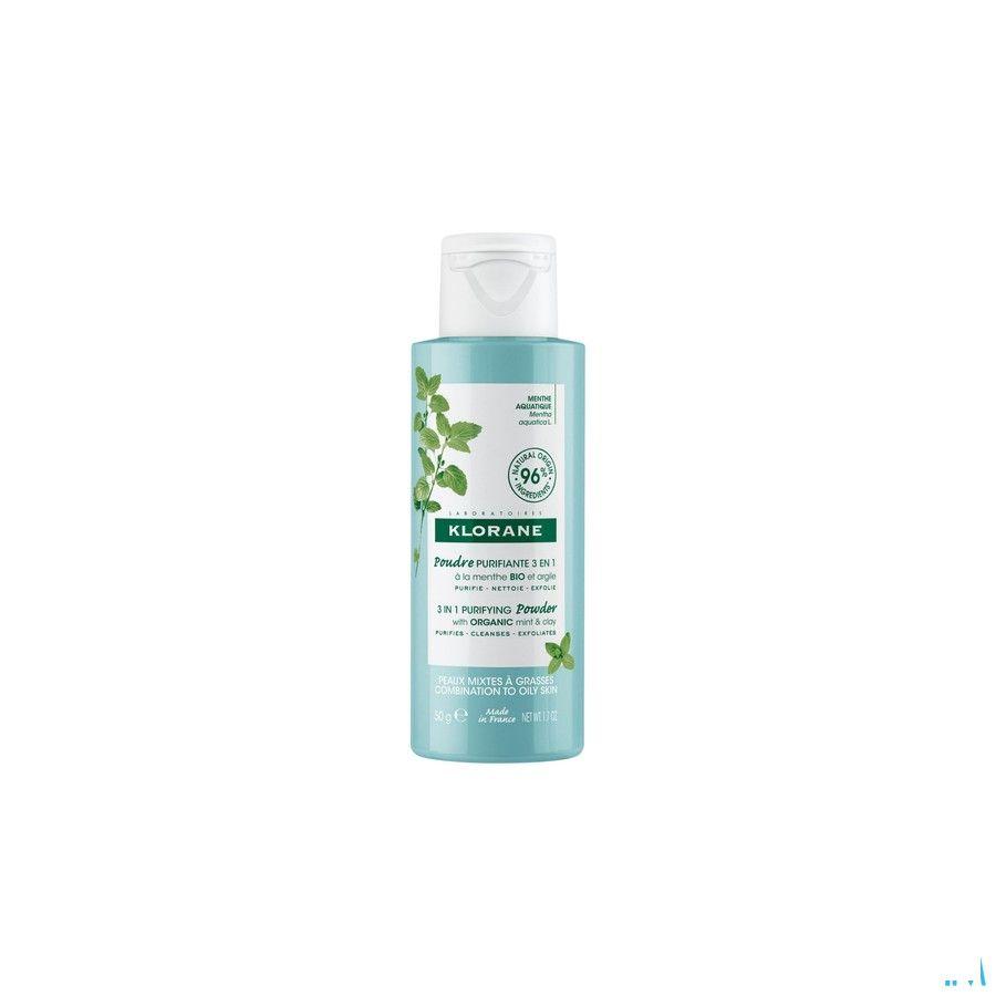 Klorane Visage Menthe Aquatique Poudre Purif. 50 g