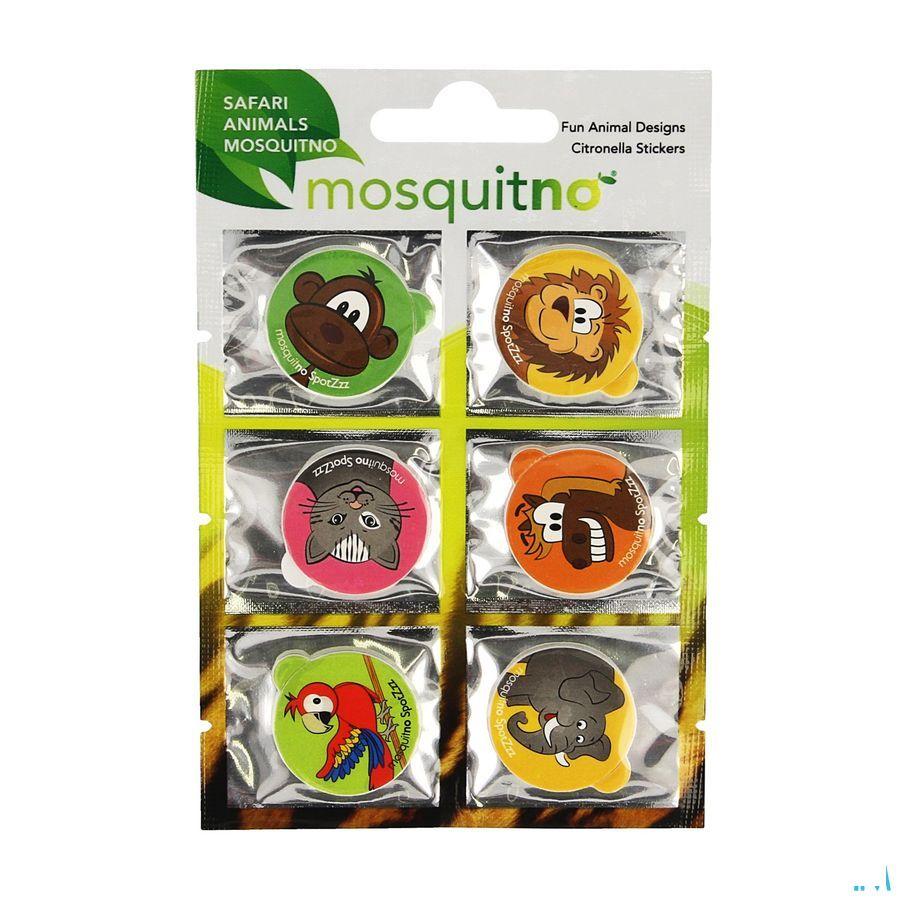 Mosquitno Spotz 6 Citronella Stickers Safari 1  -  Mosquitno