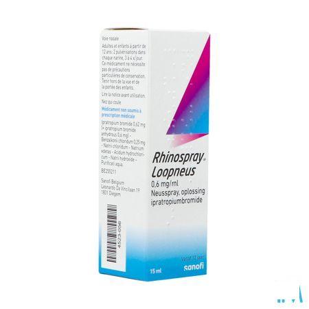 Rhinospray Ipratropium 0,6Mg/Ml Neusspray 15 ml