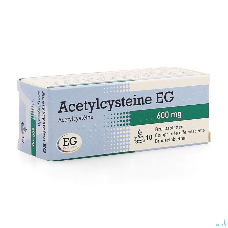 Acetylcysteine EG 600 mg Bruistabletten 10x600 mg  -  EG