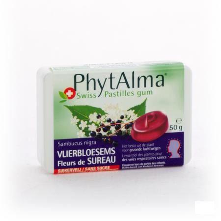 Phytalma Swiss Pastilles Gomme Fleurs Sureau 50 gr  -  Bomedys
