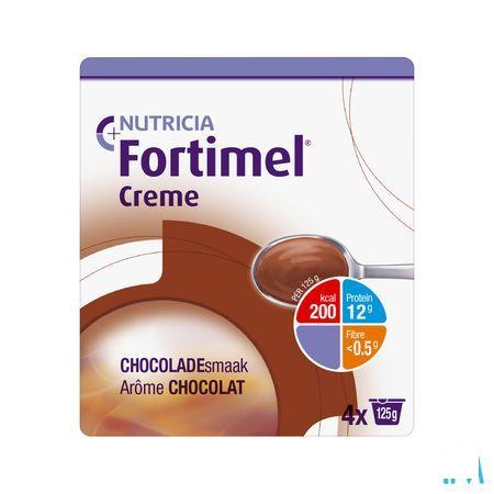 Fortimel Creme Chocolade 4x125 gr  -  Nutricia