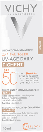 Vichy Cap Sol Uv-Age Medium Getint Ip50 + 40 ml  -  Vichy