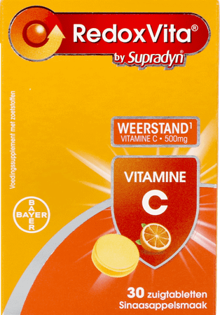 Redoxvita 500 mg Sinaas Zuigtabl 30