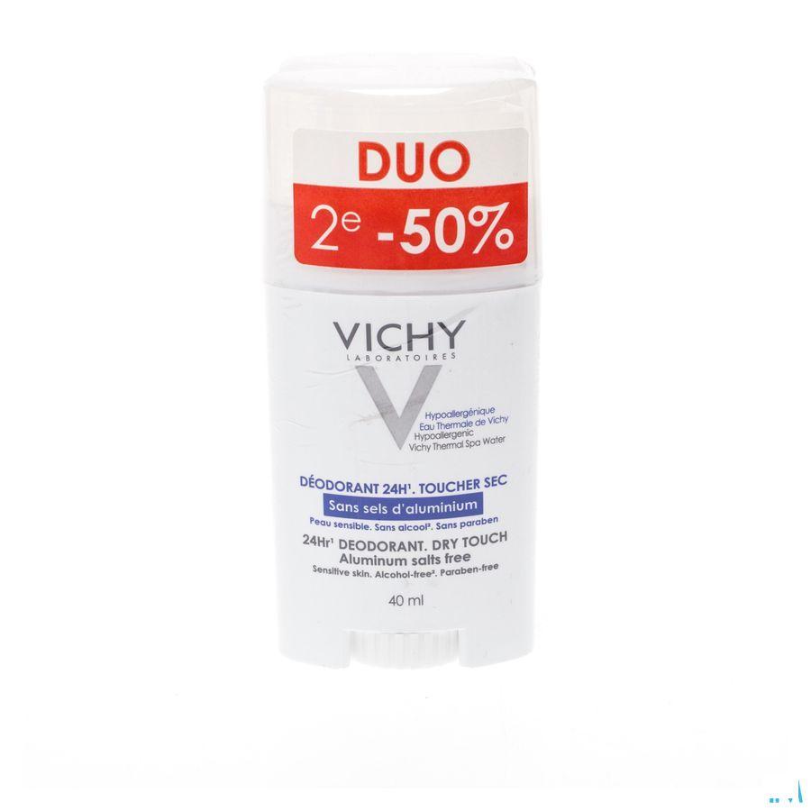 Vichy Deo P React. S/Sel Alu Stick 24H Duo 2X40 ml