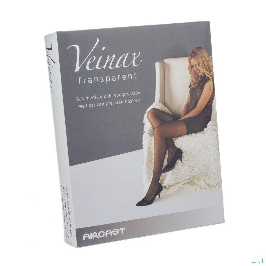Veinax Kniekous Transparant 2 Lang Zwart Maat 4