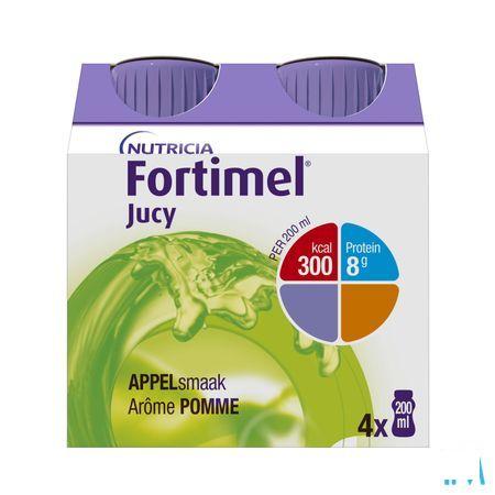 Fortimel Jucy Appelsmaak 4X200ml 155546