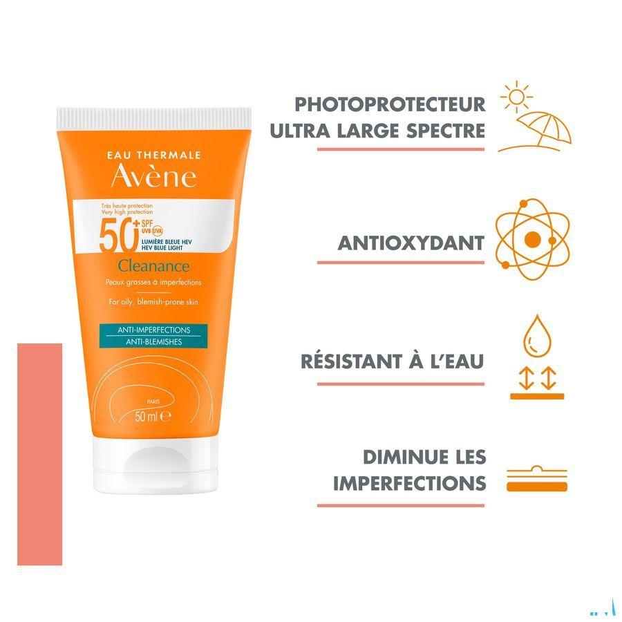 Avene Zon Ip50 + Cleanance 50 ml  -  Avene
