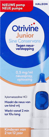 Otrivine Junior Decongestation 0,5mg/ml Spray 10 ml