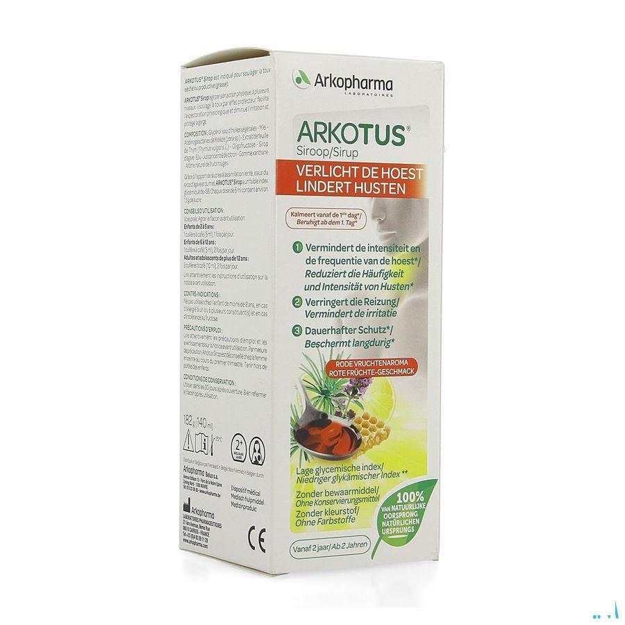 Arkotus Sirop Toux Seche Productive 140 ml  -  Arkopharma