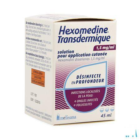 Hexomedine Oplossing 45 ml Transcut  -  Melisana