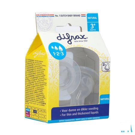 Difrax Flessenspeen Natural 1-2-3 674  -  Difrax
