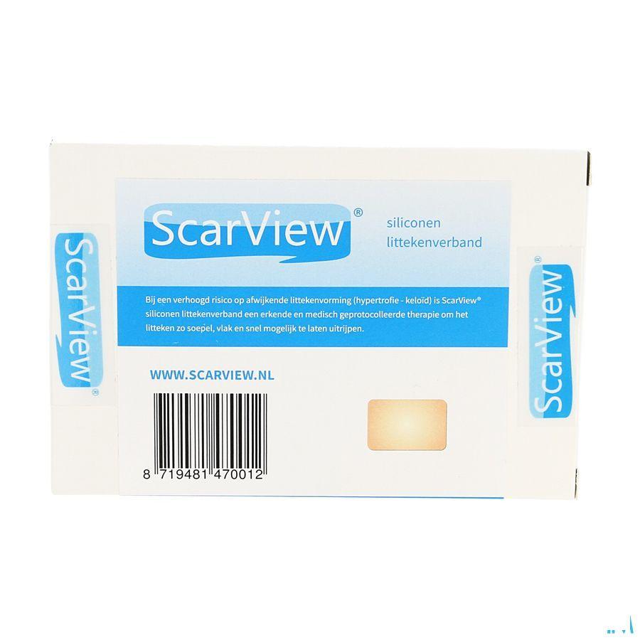 Scarview Elastic Silicone 5,0 x  7,5cm 2 Scarv01
