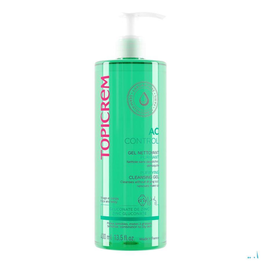 Topicrem Ac Reinigingsgel Zuiverend Tube 400 ml