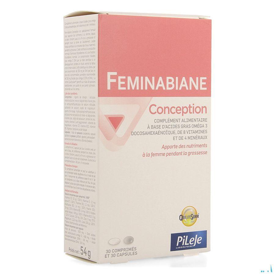 Feminabiane Conception Comp 30 + Caps 30  -  Pileje