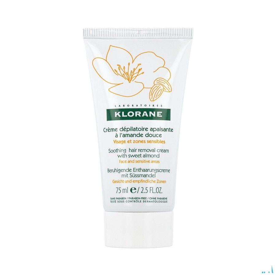 Klorane Depilatoires Creme Visage-zones Sens. 75 ml