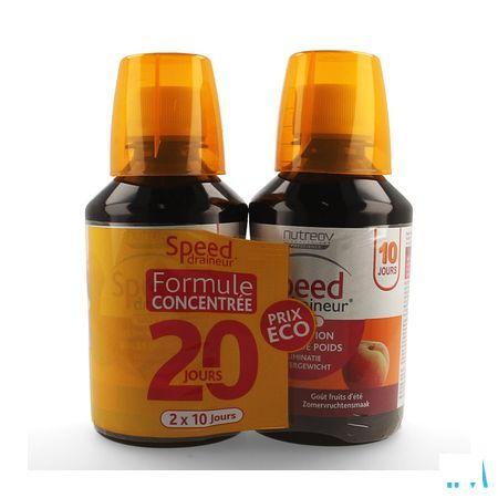 Speed Draineur Ultra Arome Zomerfruit Flacon 2x280 ml