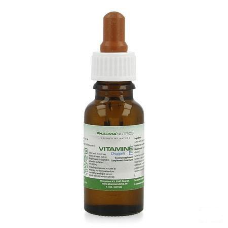 Vit E Gouttes 20ml Pharmanutrics  -  Pharmanutrics