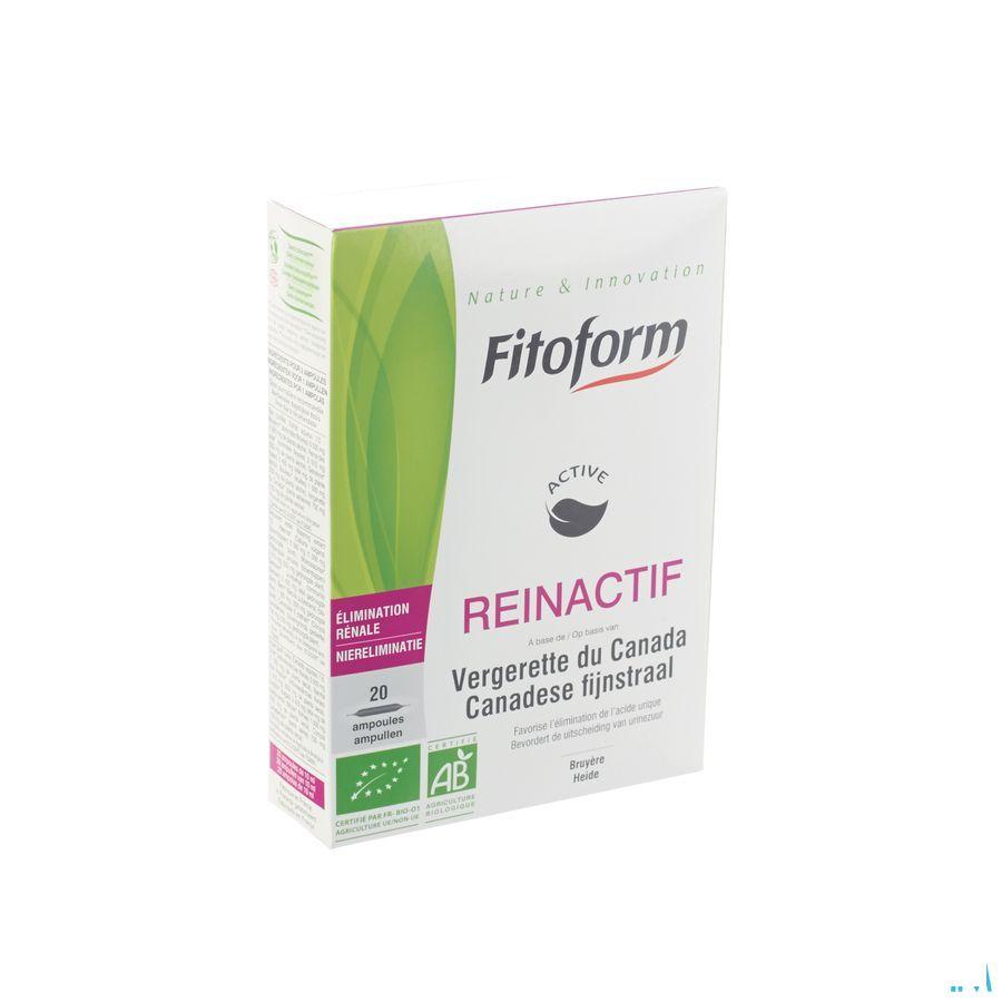 Reinactif Bio Ampullen 20x10 ml Fitoform  -  Bioholistic Diffusion