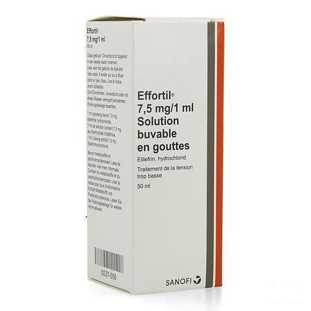 Effortil Gouttes 50 gr 0,75 %