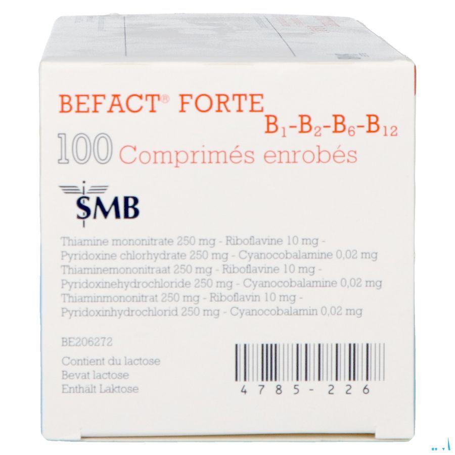 Befact Forte B1-B2-B6-B12 Omhulde Tabl 100 Ud