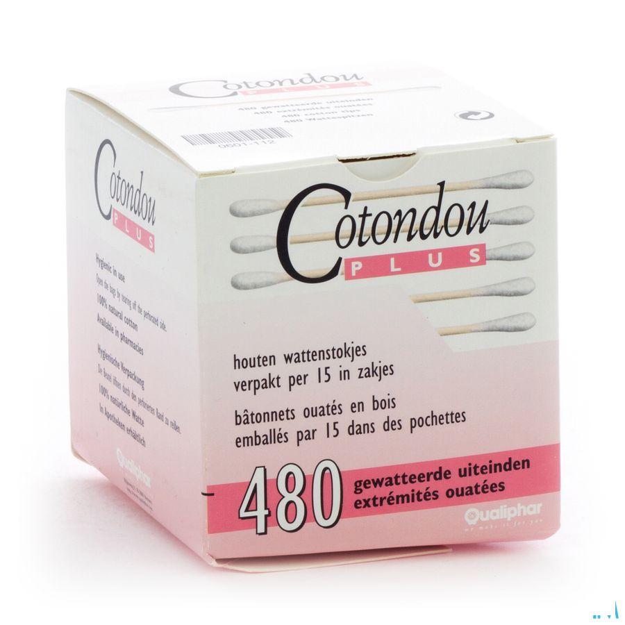 Cotondou Plus Wattestaafje Hout 240