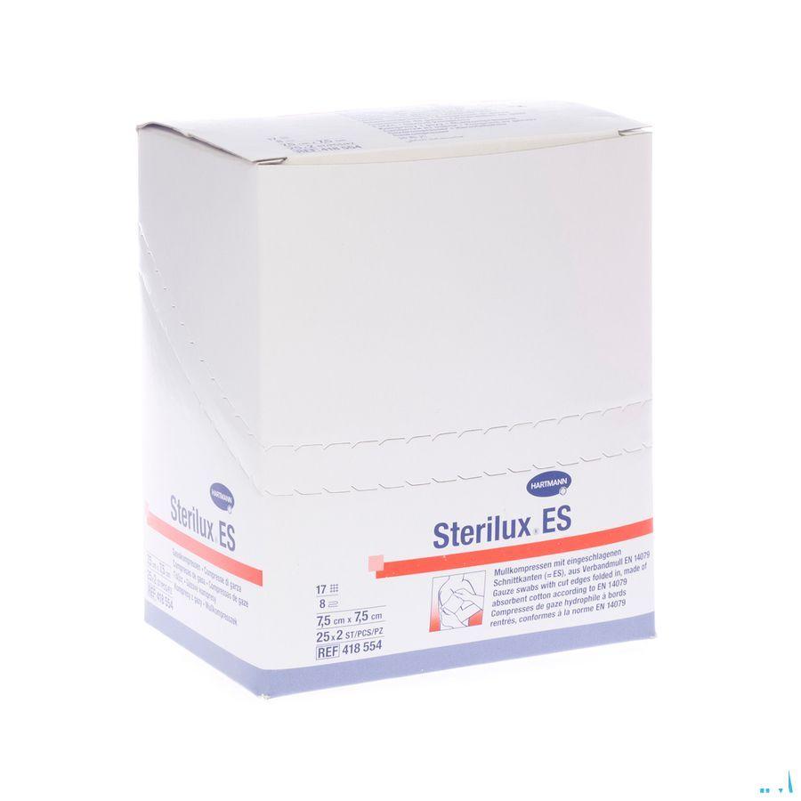 Sterilux Es Kompres Steriel 8Pl 7,5X 7,5Cm 25X 2 4185544  -  Hartmann