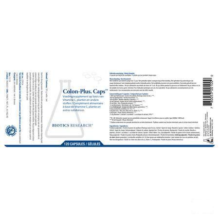 Biotics Colon-Plus Caps 120 capsules  -  Energetica Natura