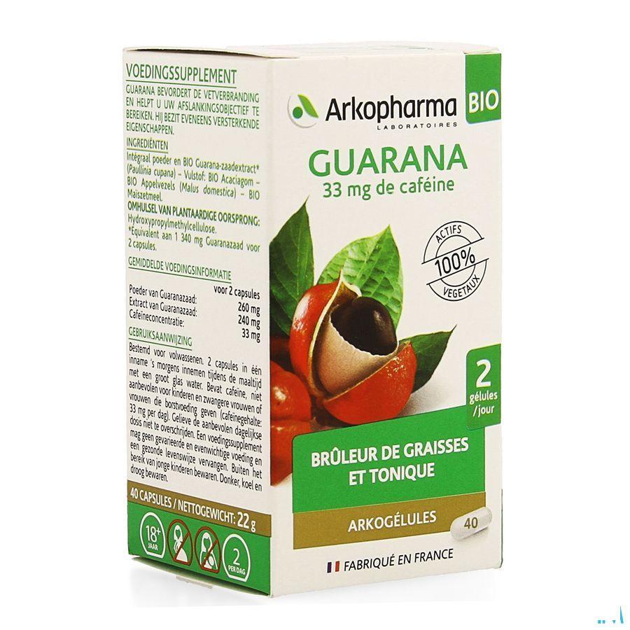 Arkocaps Guarana Bio Capsule 40  -  Arkopharma