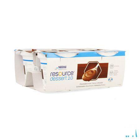 Resource Dessert 2.0 Chocolade 4x125 G  -  Nestle