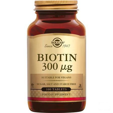 Solgar Biotin Comp 100X300Mcg  -  Solgar Vitamins