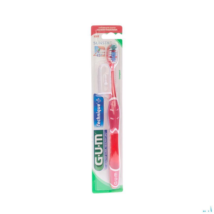 Gum Tandenb Technisch+ Compact Soft 491
