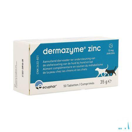 Dermazyme Zink Hond Tabletten 50  -  Ecuphar