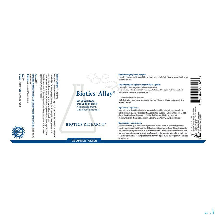 Biotics-Allay 120 capsules  -  Energetica Natura