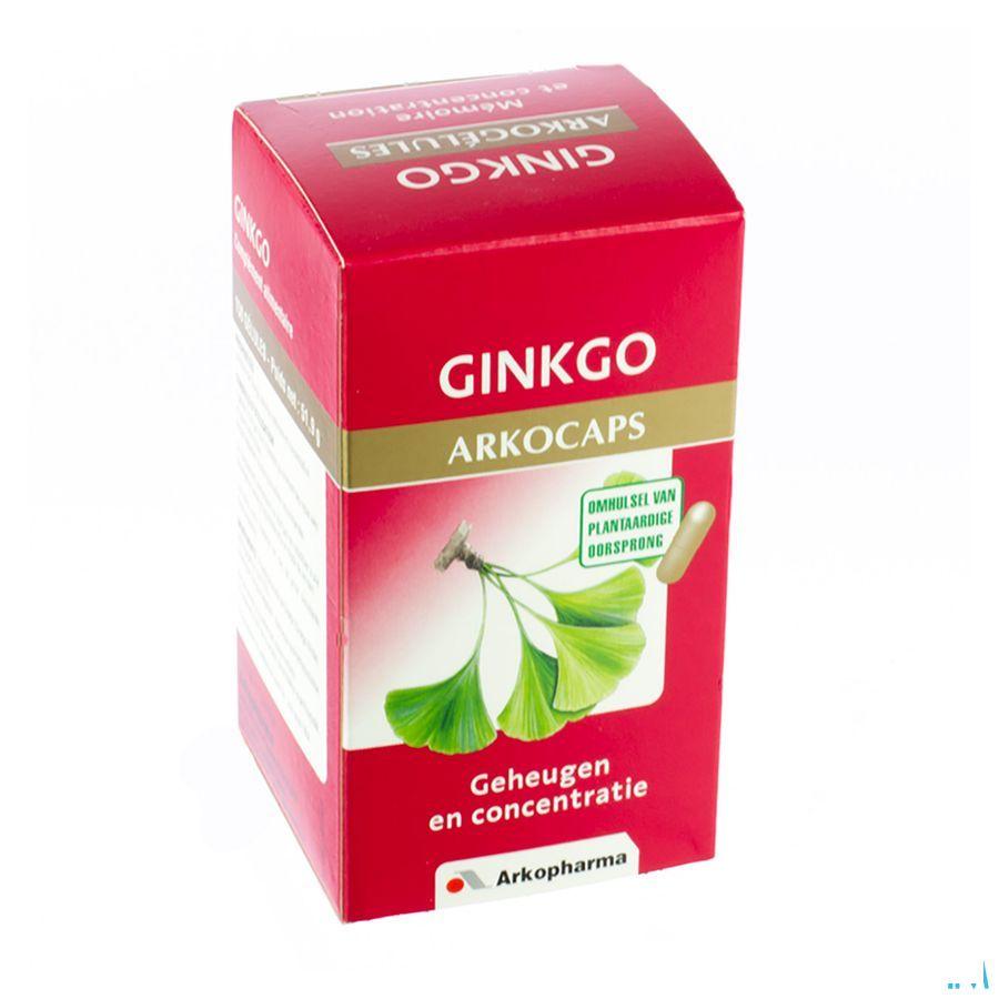 Arkocaps Ginkgo Biloba Plantaardig 150 3733110  -  Arkopharma