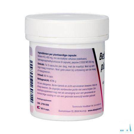 Betaine Hcl + Pesine V-Capsule 60  -  Deba Pharma