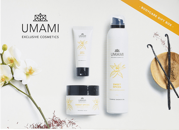 Umami Sweet Spices Vanille & Saffraan Set Body 500 ml