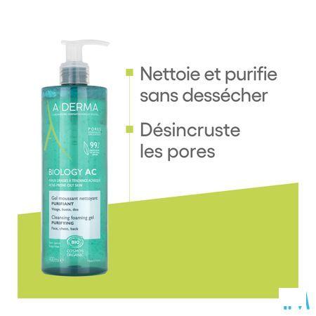 Aderma Biology Ac Zuiv. Schuim.Reinig.Gel 400 ml