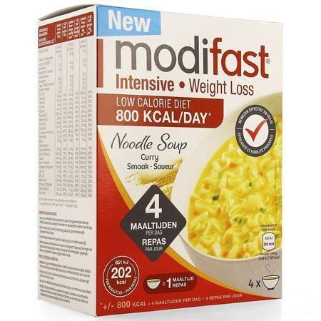 Modifast Intensive Noodle Soup Curry 220 gr  -  Nutrition & Sante