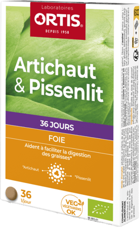 Ortis Artisjok-paardebloem Bio Tabletten 2x18  -  Ortis