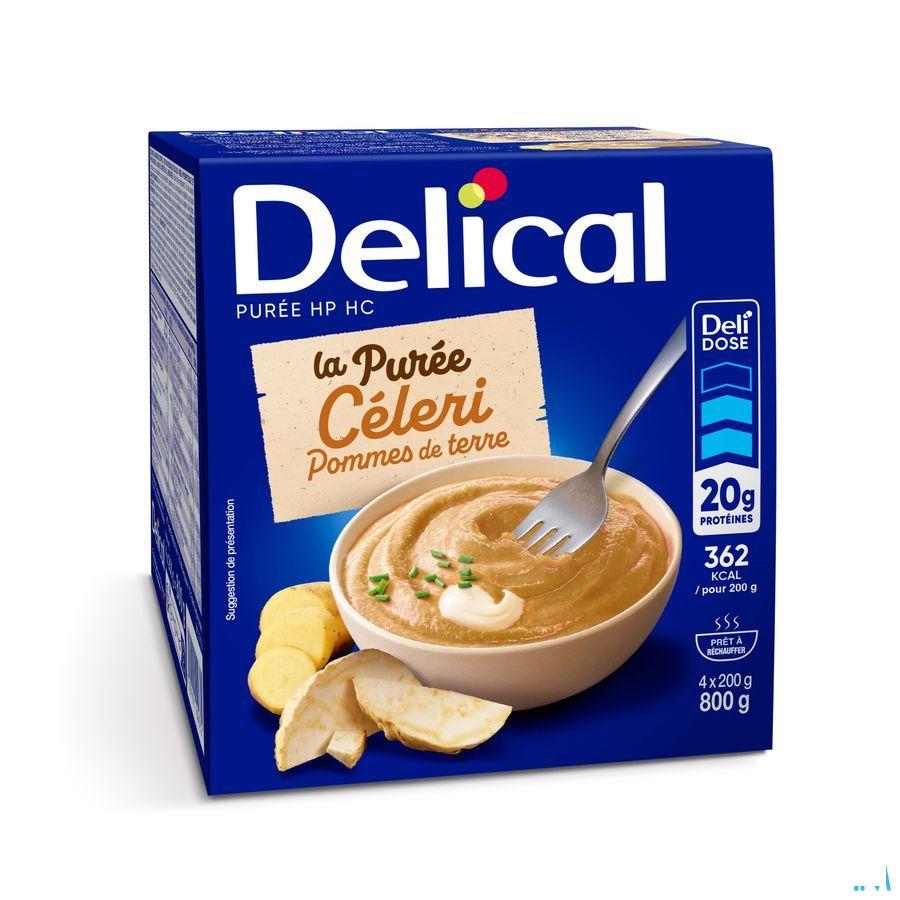 Delical Puree Selderij Aardappelen Hphc 4 x 200 gr