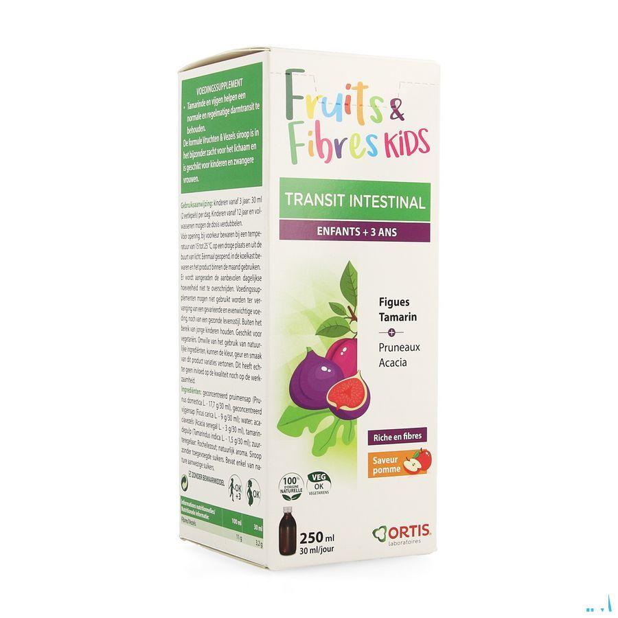 Ortis Fruits & Fibres Kid's Sirop 250 ml  -  Ortis