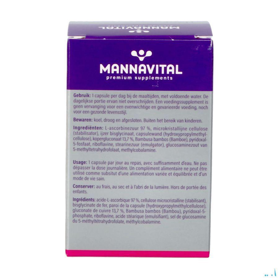 Mannavital Fer Platinum V-Capsule 60