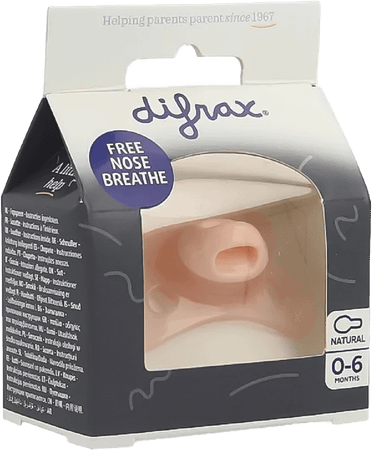 Difrax Fopspeen Natural 0-6 Special Edition  -  Difrax