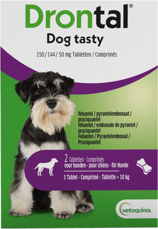 Drontal Tasty Bone 150/144/5 mg 10kg Dog Tabletten 2