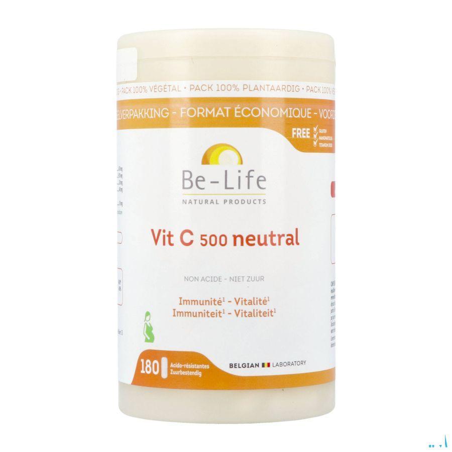 Vit C 500 Neutral Be Life Caps 180