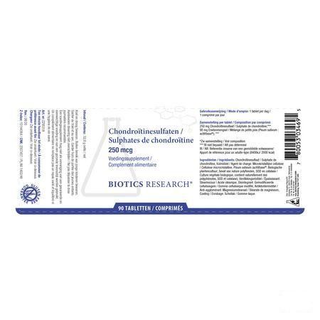 Biotics Chondroïtinesulfaten 90 tabletten  -  Energetica Natura