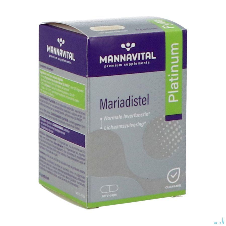 Mannavital Mariadistel Platinum V-Capsule 60