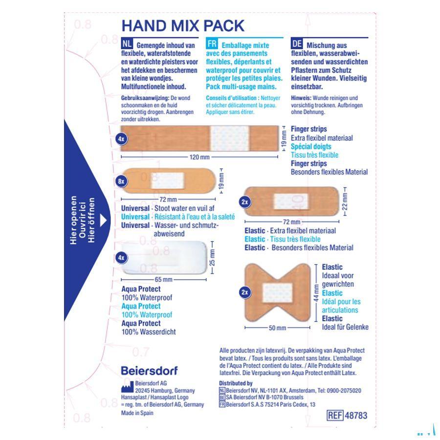 Hansaplast Pleisters Hand Mix Pack Strips 20  -  Beiersdorf