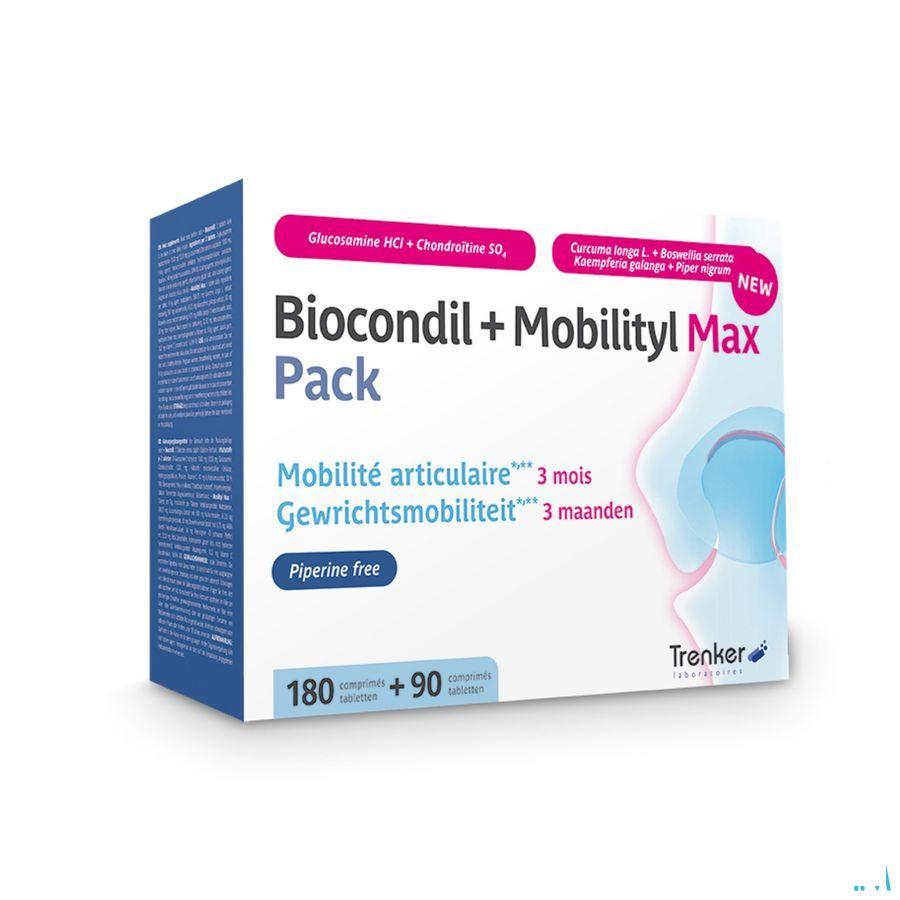 Biocondil Mobilityl Max Comp 180 + Caps 90  -  Trenker